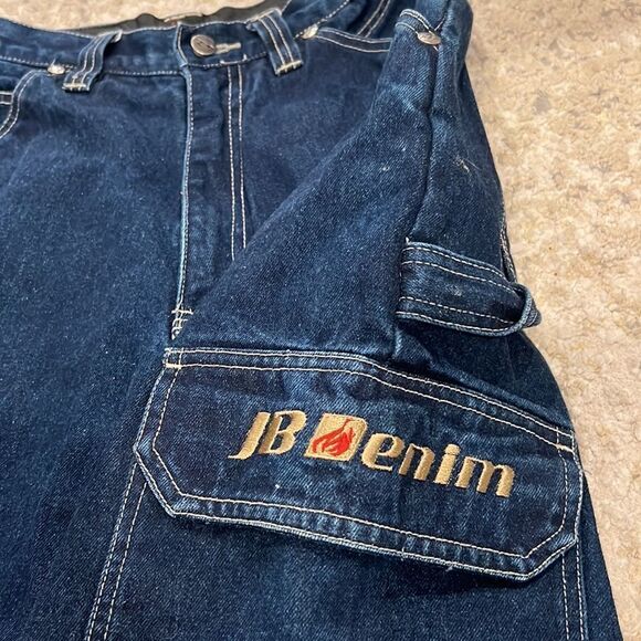 Johnny Blaze Method Man Hip Hop Jeans Shorts Rap 90s Wu Tang Wu Wear Men Size 32 - Picture 3 of 10